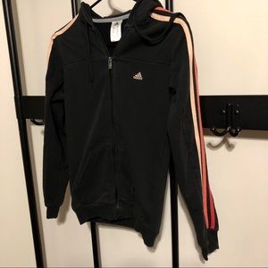Zip up hoodie Adidas Black XS